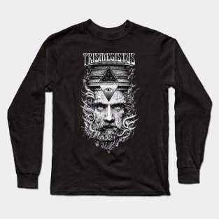 Hermes Trismegistus - Hermeticism, Thrice-great, occult, esoteric Long Sleeve T-Shirt